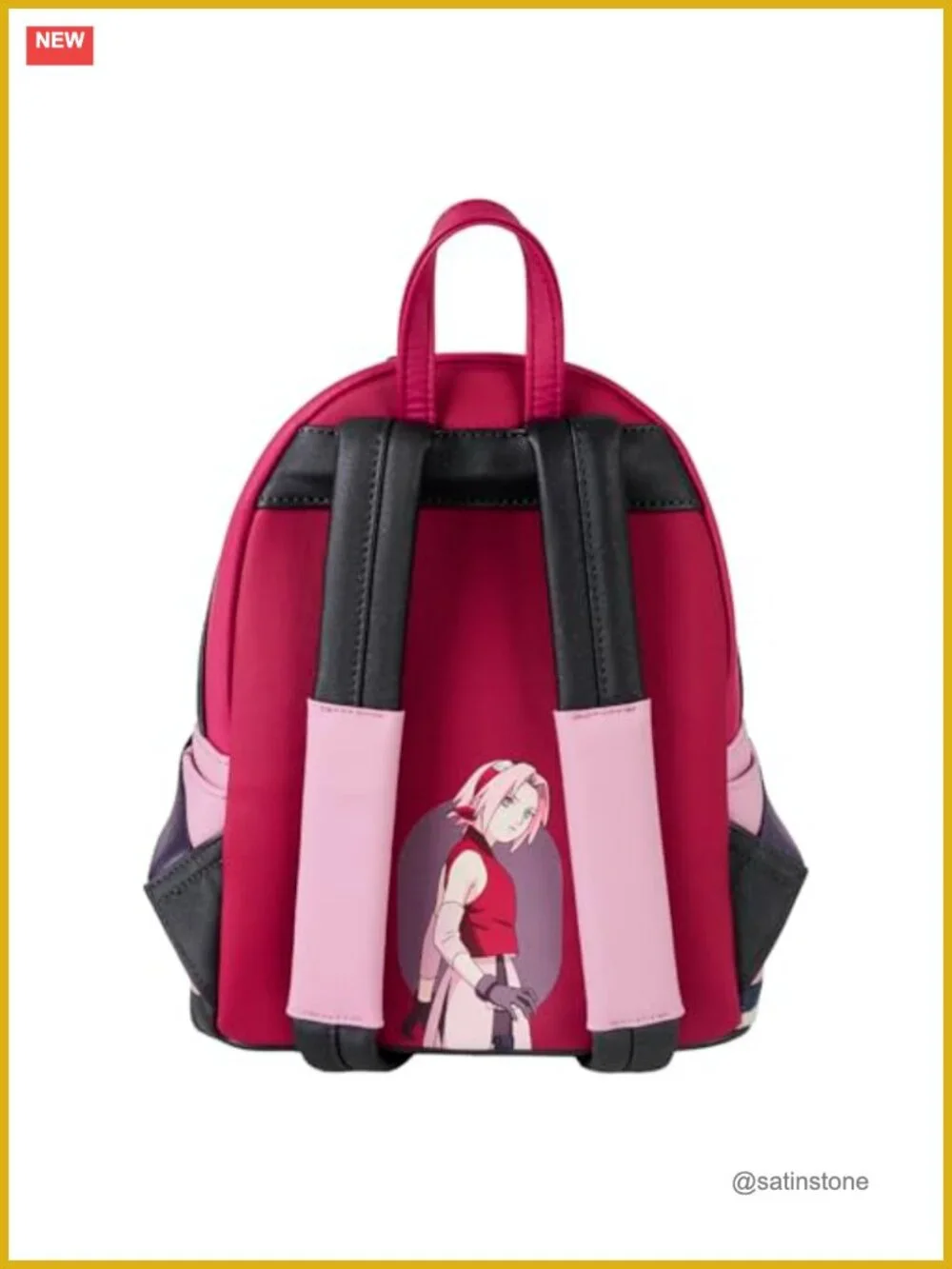 Mini Backpack Vegan Leather Adjustable Straps Front Pocket